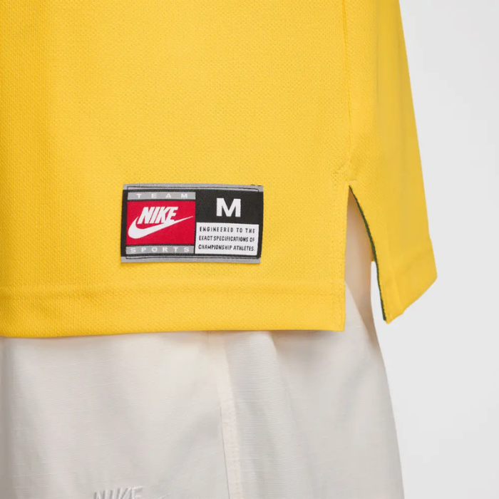 Camisa Retrô Home do Brasil #9 Ronaldo 1998 Torcedor Nike Masculina - Amarela