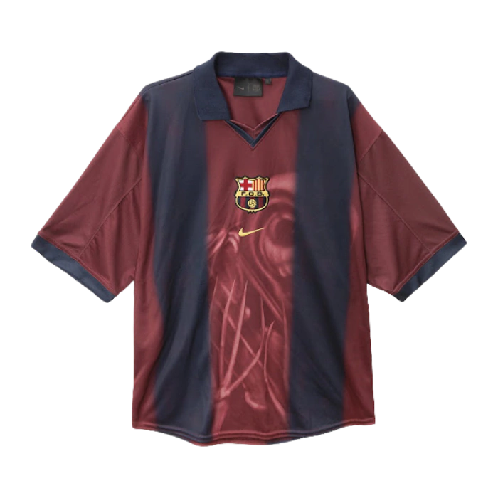 Camisa Retro do Barcelona Edição Travis Scott 2000/01 Torcedor Nike Unissex