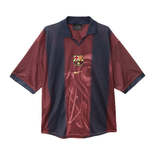 Camisa Retro do Barcelona Edição Travis Scott 2000/01 Torcedor Nike Unissex