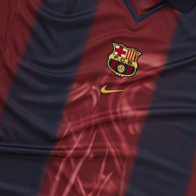 Camisa Retro do Barcelona Edição Travis Scott 2000/01 Torcedor Nike Unissex