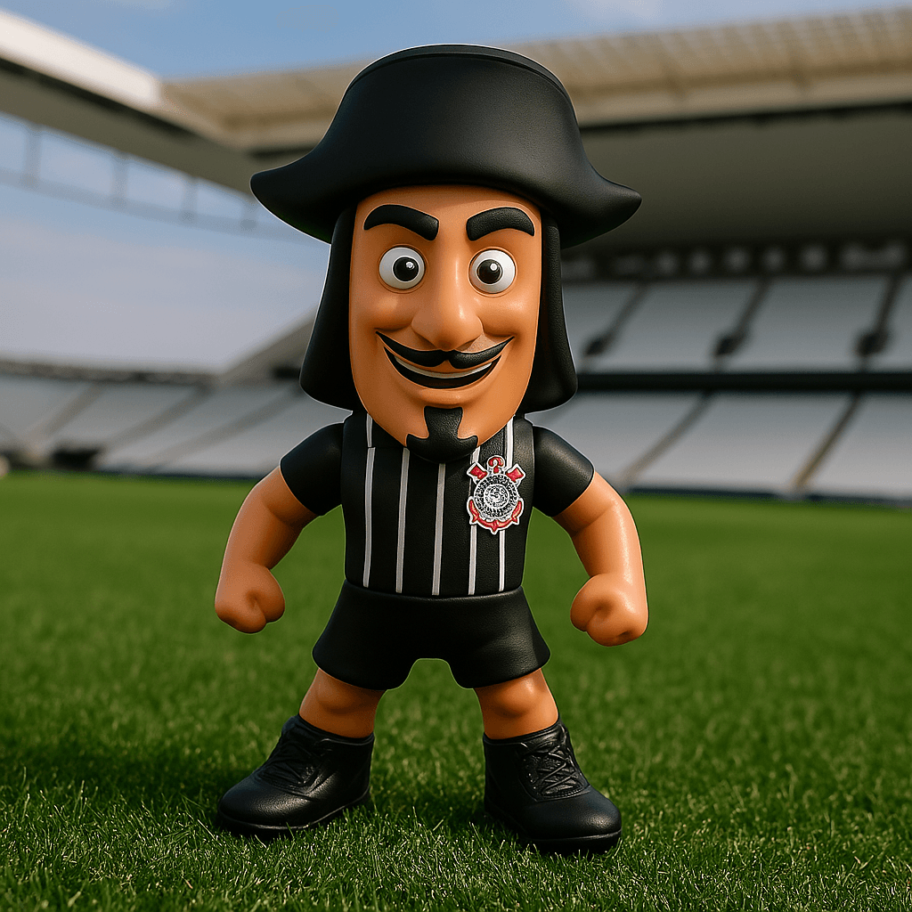Mascote Corinthians - O Mosqueteiro Camisa 1