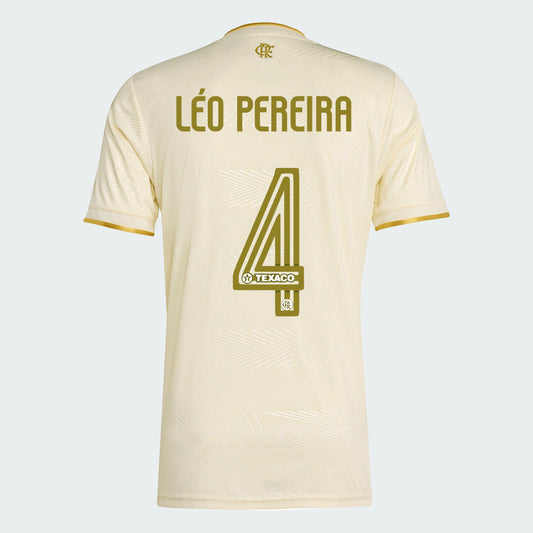 Camisa Adidas Flamengo 2025/26 III Léo Pereira N° 4