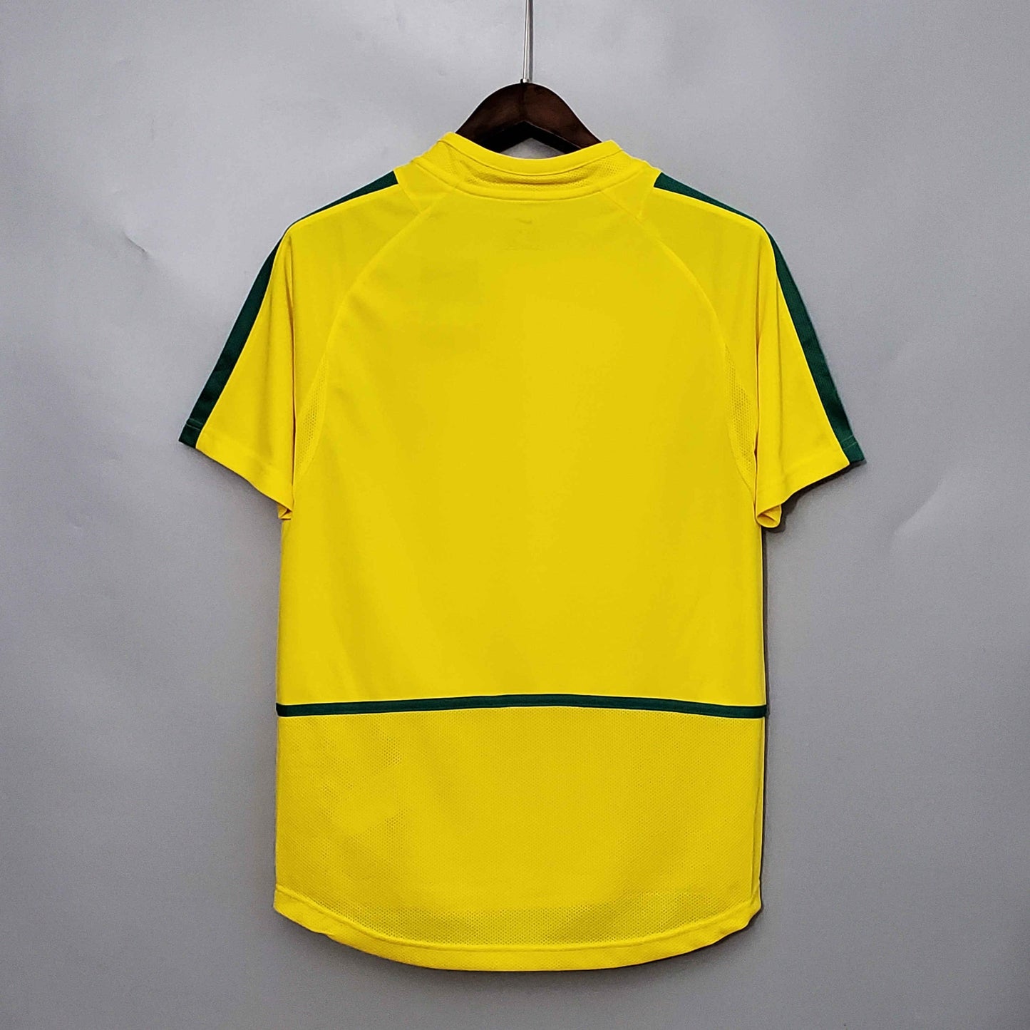 Camisa Retrô Home do Brasil 2002 Torcedor Nike Masculina - Amarela